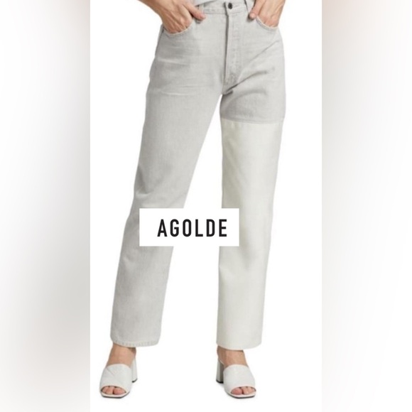Agolde Denim - NWT Agolde 90’s pinch waist high rise vegan leather sz 29 MSRP $325